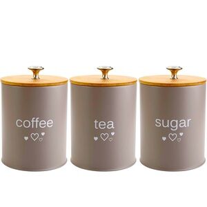 Set of 3 Kitchen Canister Set